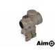 Коллиматорный прицел AIM MRO Red Dot with QD Riser Mount & Low Mount - TAN